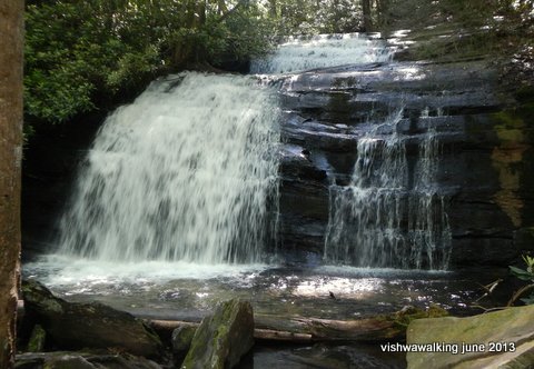 Falls near the trail between Stover and Gooch