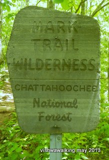 Appalachian - Mark Trail Wilderness sign