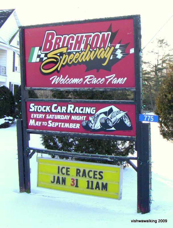 Brighton Speedway sign