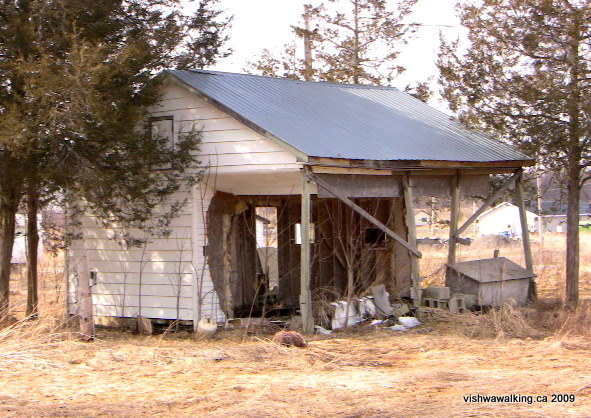 dilapidated cottage