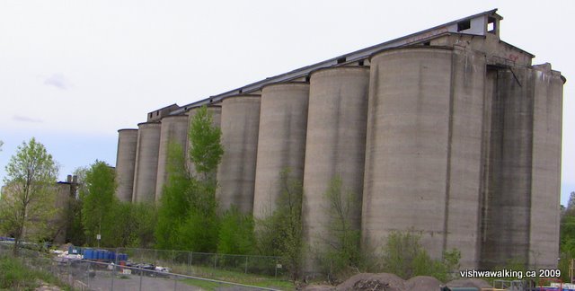 Lakefield cement factory, view of all kilns