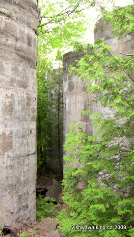 Marlbank cement plant, six standing kilns