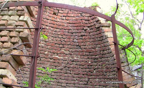 Marlbank cement plant, back of brick kiln