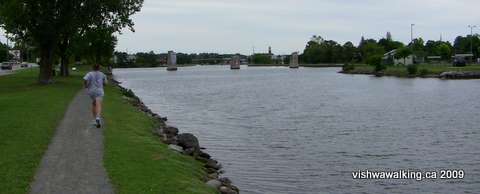 Trans Canada Trail, Campbellford Trent-Severn Canal looking north