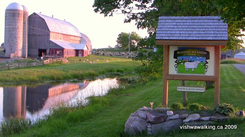 Trans Canada Trail, Masson Meadow Farm, on pethericks Road, just south of the trail.