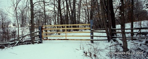 yellow gate, old cheese fctory road